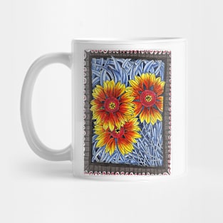 Fire flowers Mug